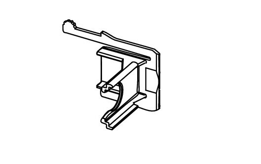 Тримач заливного клапана TECE для зливного бачка Octa 17 мм 3/8'' 9820215