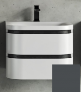 Тумба з раковиною Kolpa San Vittoria OUV 60 600x500x472 мм темно-сірий 547010