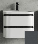 Тумба з раковиною Kolpa San Vittoria OUV 60 600x500x472 мм темно-сірий 547010