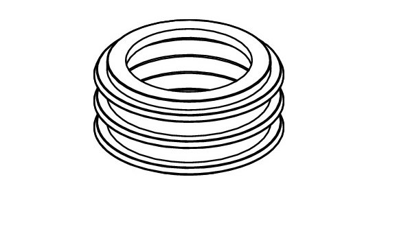 Прокладка для зливного патрубка унітазу-біде TECE TECEone 9820484