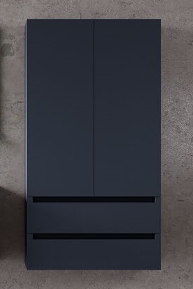 Пенал для ванной Kolpa San Vittoria V 1481/790 790x1475x320 мм МДФ темно-серый 546220