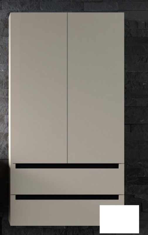 Пенал для ванної кімнати Kolpa San Vittoria V 1481/790 790x1475x320 мм МДФ білий 547080