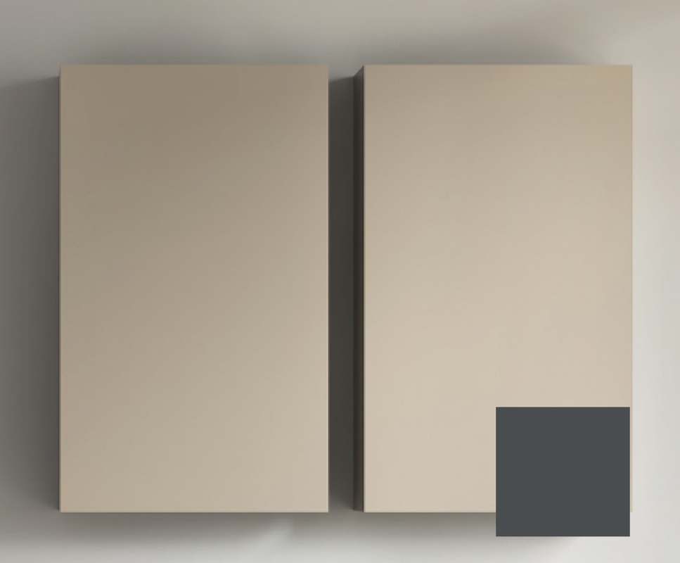 Шкафчик для ванной подвесной Kolpa San Vittoria V 702/20 450x700x200 мм МДФ темно-серый 547150