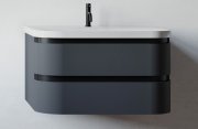 Тумба с раковиной Kolpa San Vittoria OUV 80 800x500x472 мм МДФ темно-серый 546190