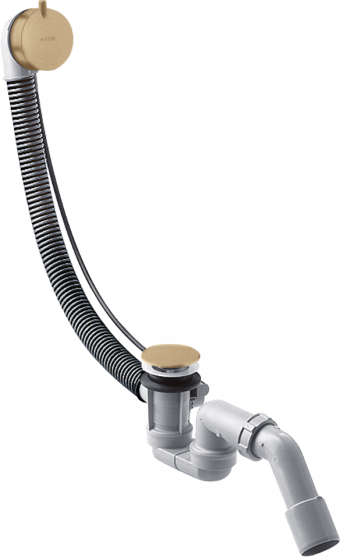 Злив-перелив для ванни Hansgrohe Axor Flexaplus S шліфована бронза 58316140