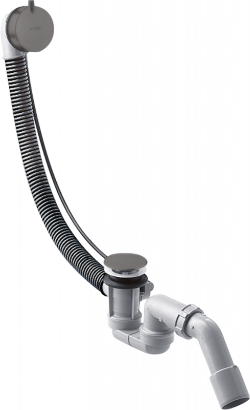 Злив-перелив для ванни Hansgrohe Axor Flexaplus S шліфований чорний хром 58316340