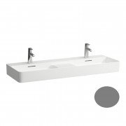 Раковина для ванной Laufen Val 120х42 см двойная керамика графит матовый H8142827581041