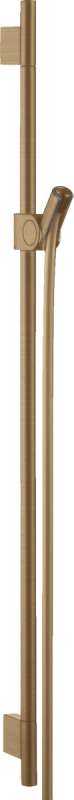 Душевая штанга Hansgrohe Axor Uno 105,5 см со шлангом 160 см шлифованная бронза 27989140