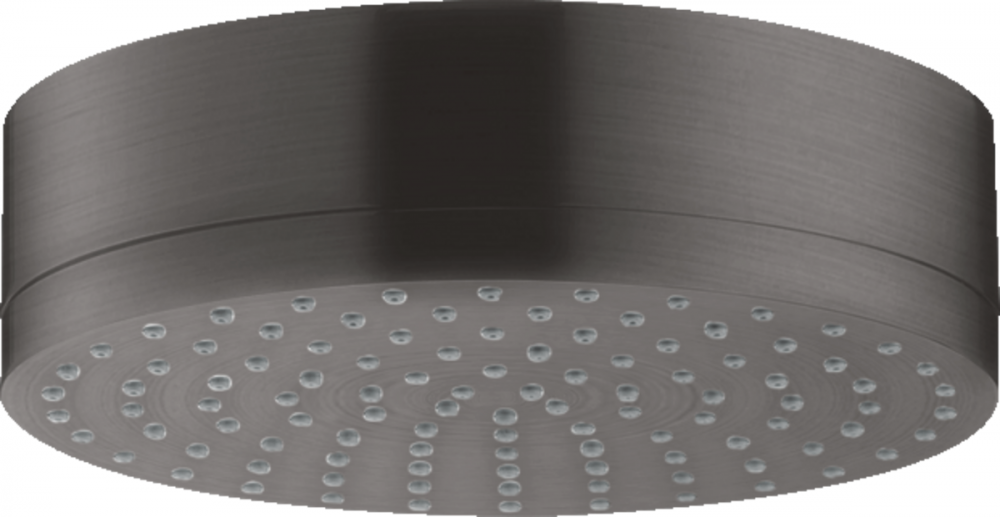 Лійка для верхнього душу Hansgrohe Axor Citterio 180 мм 1-режимна чорний шліфований хром 28489340