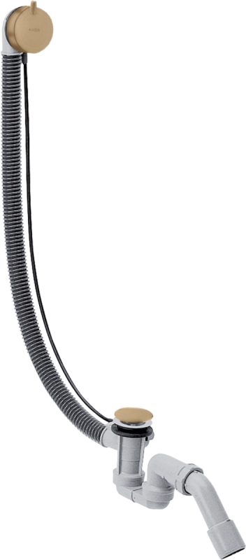 Слив-перелив для нестандартных ванн Hansgrohe Axor Flexaplus S шлифованная бронза 58318140