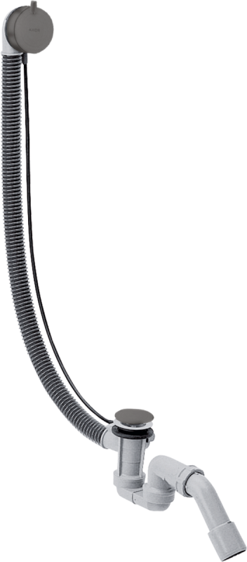 Злив-перелив для нестандартних ванн Hansgrohe Axor Flexaplus S шліфований чорний хром 58318340