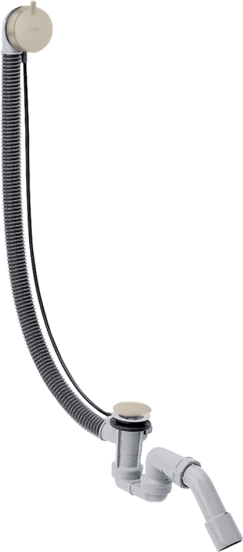 Злив-перелив для нестандартних ванн Hansgrohe Axor Flexaplus S шліфований нікель 58318820