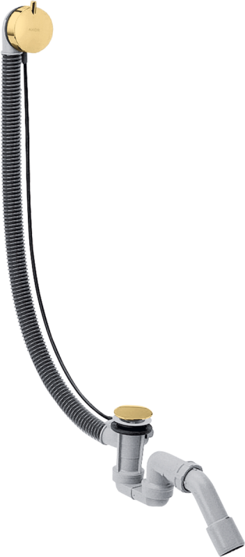 Слив-перелив для нестандартных ванн Hansgrohe Axor Flexaplus S полированное золото 58318990