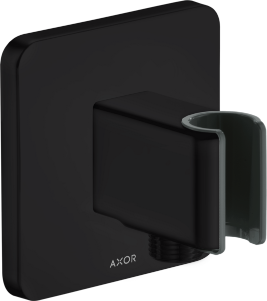 Шланговое подсоединение Hansgrohe Axor ShowerSolutions с держателем матовый черный 11626670