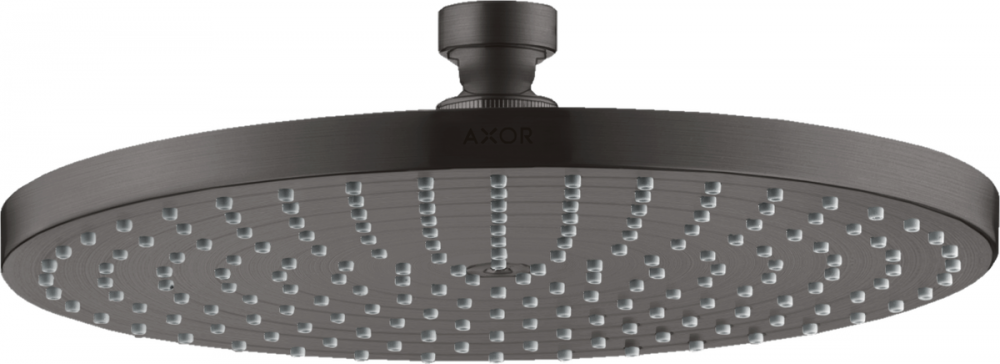 Лійка для верхнього душу Hansgrohe Axor Starck 240 мм 1-режимна шліфований чорний хром 28494340