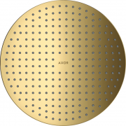 Верхній душ Hansgrohe Axor ShowerSolutions Ø300 мм 1 режим стельовий монтаж поліроване золото 35302990