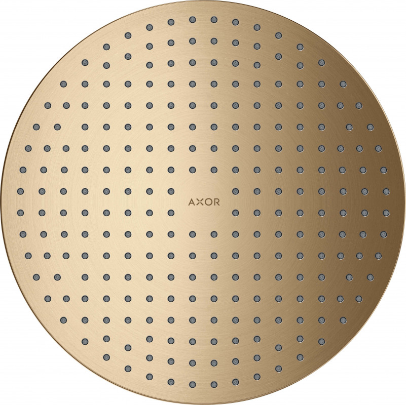 Верхній душ Hansgrohe Axor ShowerSolutions Ø300 мм 1 режим монтаж стельовий шліфована бронза 35302140