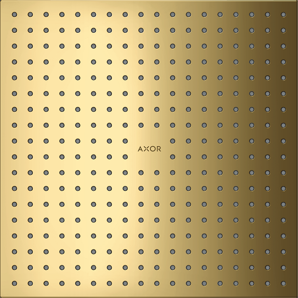 Верхний душ Hansgrohe Axor ShowerSolutions 300х300 мм 1 режим потолочный монтаж полированное золото 35317990