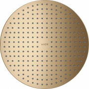Верхний душ Hansgrohe Axor ShowerSolutions Ø300 мм 2 режима потолочный монтаж шлифованная бронза 35305140