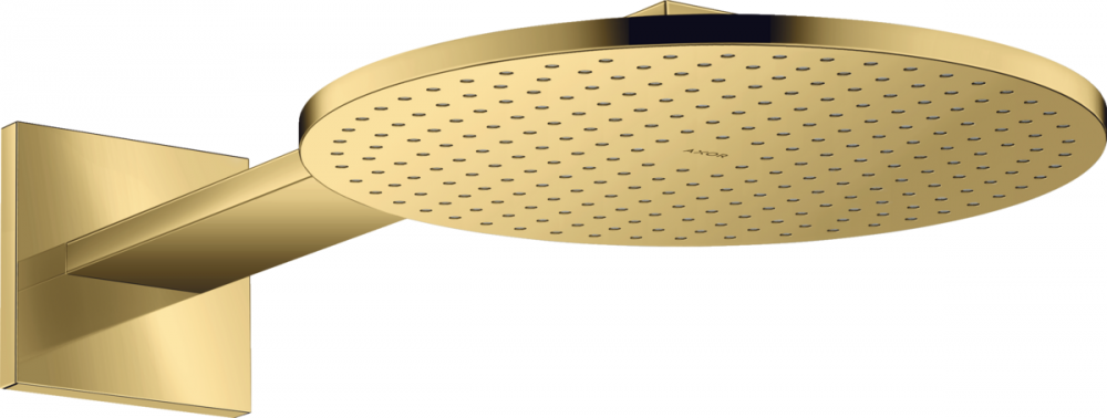 Верхний душ Hansgrohe Axor ShowerSolutions Ø300 мм 1 режим с держателем полированное золото 35300990