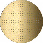Верхній душ Hansgrohe Axor ShowerSolutions Ø300 мм 1 режим стельовий монтаж поліроване золото 35302990
