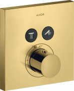 Термостат прихованого монтажу Hansgrohe Axor ShowerSolutions 2 споживача поліроване золото 36715990