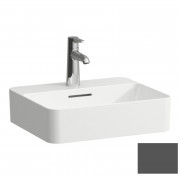 Раковина для ванной Laufen Val 45х38 см с 1 отверстием под смеситель керамика графит матовый H8122807581041