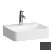 Раковина для ванной Laufen Val 45х38 см с 1 отверстием без перелива керамика графит матовый H8122807581111