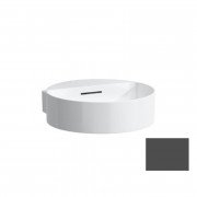 Мини-раковина для ванной Laufen Val 40х42,5 см без отверстий под смеситель керамика графит матовый H8112817581091