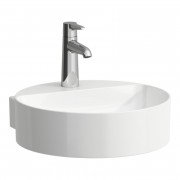 Мини-раковина для ванной Laufen Val 40х42,5 см с 1 отверстием без перелива керамика белый H8112810001111