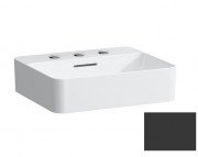 Раковина для ванної Laufen Val 45х38 см із 3 отворами під змішувач кераміка графіт матовий H8122807581081