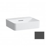 Раковина для ванной Laufen Val 45х38 см без отверстий под смеситель керамика графит матовый H8122807581091