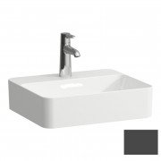 Раковина для ванной Laufen Val 45х38 см с 1 отверстием без перелива керамика графит матовый H8122807581111