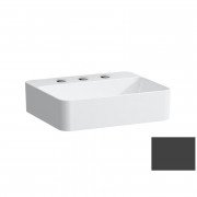 Раковина для ванной Laufen Val 45х38 см с 3 отверсиями без перелива керамика графит матовый H8122807581581