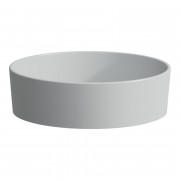 Раковина для ванної Laufen Kartell Ø42 см накладна кераміка матовий сірий H8123317591121