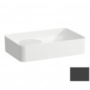 Раковина для ванной Laufen Val 55х36 см без отверстий без перелива керамика графит матовый H8122827581121