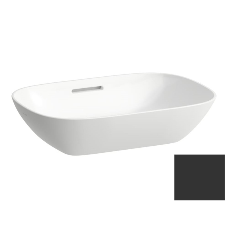 Раковина для ванной Laufen Ino 50х36 см керамика графит матовый H8123027581091