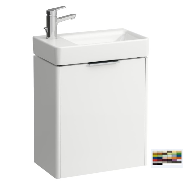 Тумба под раковину Laufen Base 46х26,7 см петли слева МДФ цвет на выбор H4021011109991