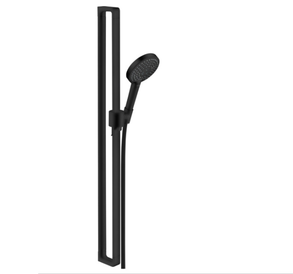 Ручний душ на штанзі Hansgrohe Axor Citterio E Ø120 мм 3 режими чорний матовий 36735670