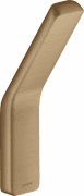 Гачок для ванної кімнати Hansgrohe Axor Universal Softsquare одинарний шліфована бронза 42801140