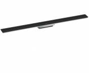 Жолоб водостічний Hansgrohe Axor Drain 1000 мм для настінного монтажу матовий чорний 42528670