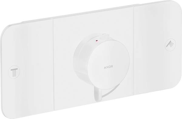 Термостат скрытого монтажа Hansgrohe Axor One 2 потребителя матовый белый 45712700