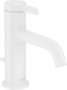 Смеситель для раковины Hansgrohe Axor One однорычажный с донным клапаном матовый белый 48000700