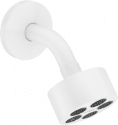 Верхний душ Hansgrohe Axor One Ø75 мм 1 режим EcoSmart с держателем матовый белый 48490700
