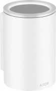 Стакан для зубных щеток Hansgrohe Axor Universal Circular стекло/металл белый матовый 42804700
