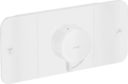 Термостат скрытого монтажа Hansgrohe Axor One 2 потребителя матовый белый 45712700