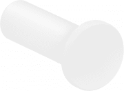 Крючок для ванной Hansgrohe Axor Universal Circular одинарный матовый белый 42811700