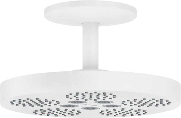 Верхний душ Hansgrohe Axor One Ø280 мм 2 режима с потолочным подсоединением матовый белый 48494700