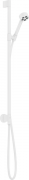 Ручной душ на штанге Hansgrohe Axor One 75 мм 1 режим EcoSmart матовый белый 48791700