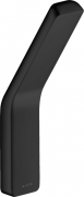 Крючок для ванной Hansgrohe Axor Universal Softsquare одинарный матовый черный 42801670